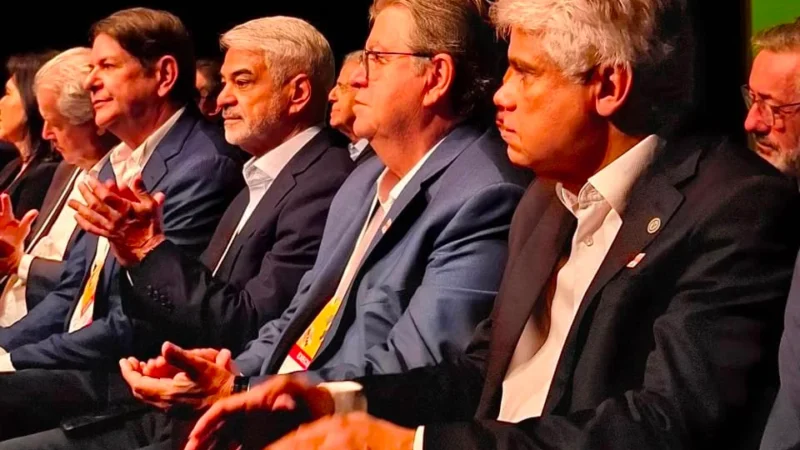 João Azevêdo prestigia Convenção Nacional do PSB que oficializou Geraldo Alckmin como vice de Lula