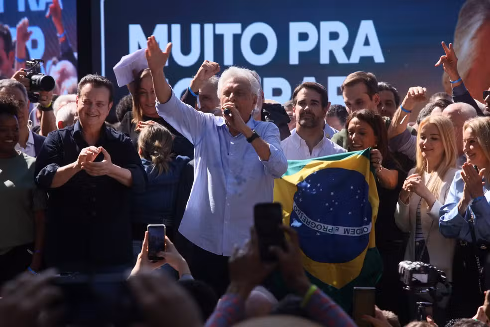PSD oficializa Ronaldo Caiado como candidato à Presidência e confirma Gilberto Kassab como vice
