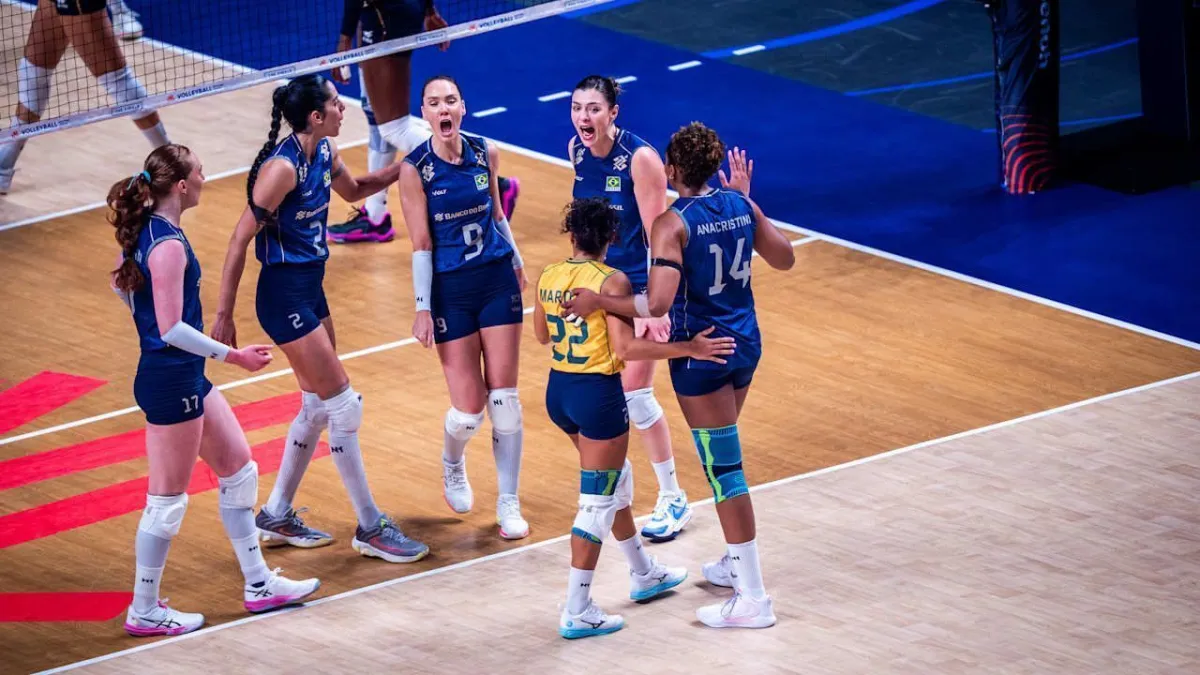 Brasil vence a Itália no tie-break e avança para final da Liga das Nações de Vôlei