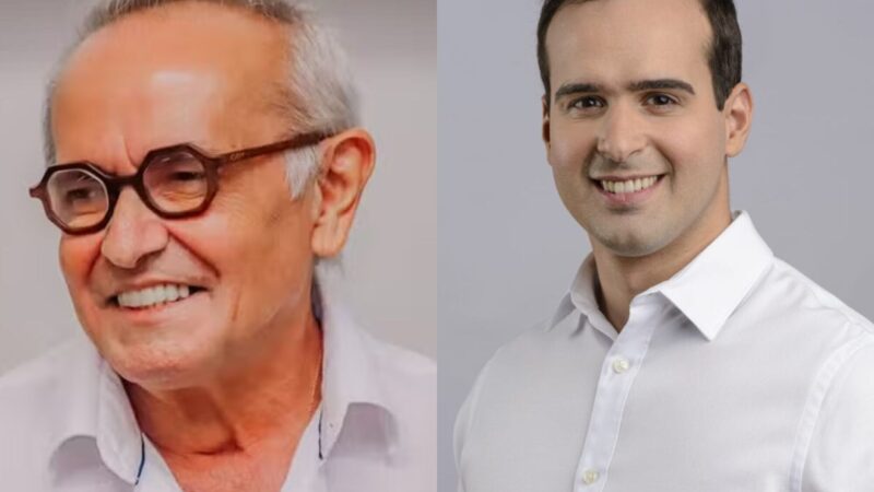Instituto Índice: Cícero Lucena tem 33,4% contra 28,3% de Lucas Ribeiro no 1º turno
